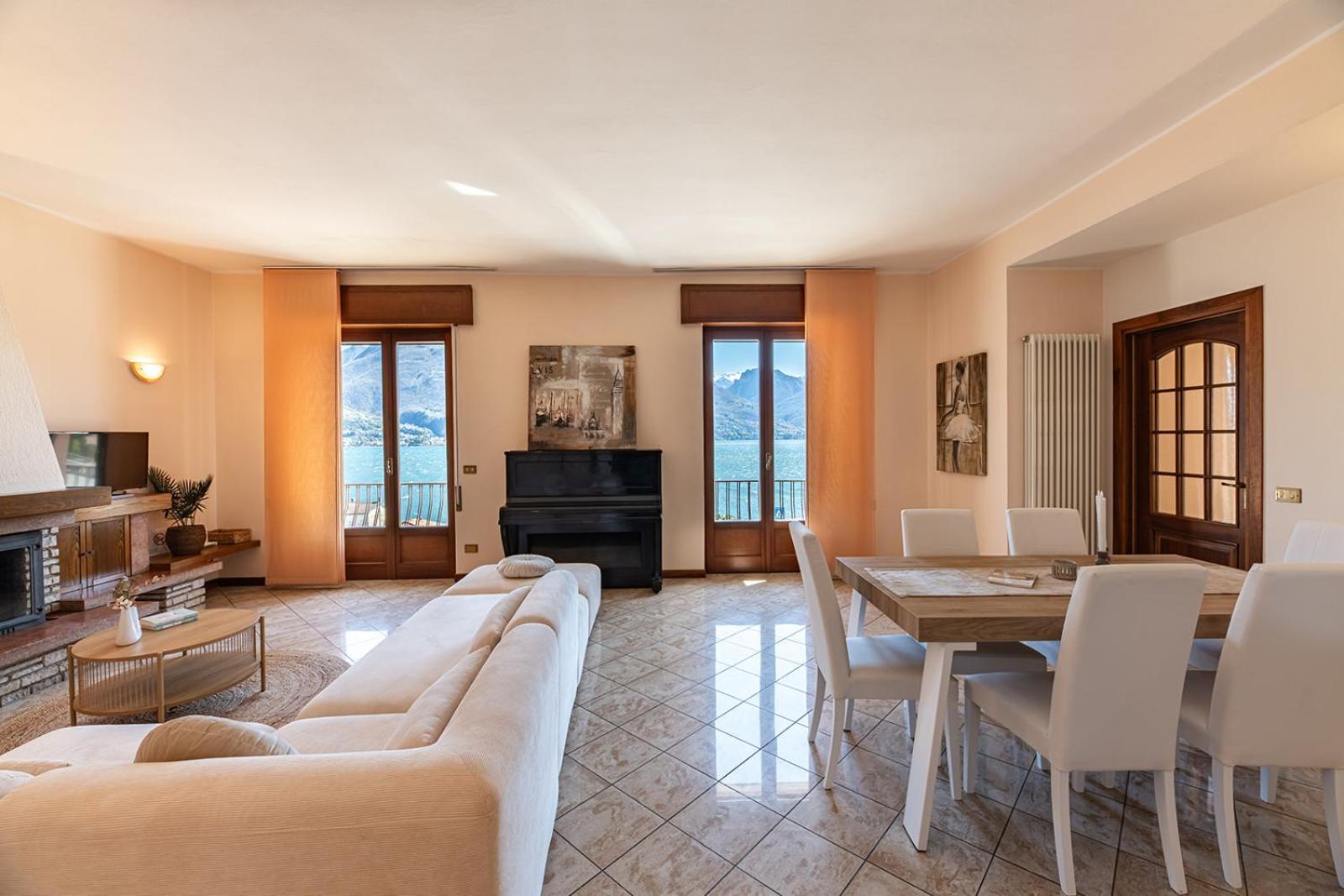 Appartamento Bellavista - Lake Como View - Near The Beach Cremia Exterior photo